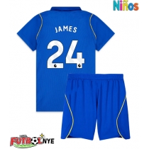 Camiseta Chelsea Reece James #24 Primera Equipación para niños 2026-27 manga corta (+ pantalones cortos)